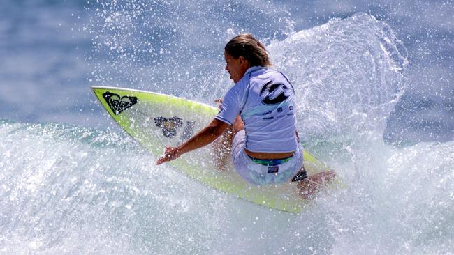  12.3.2000. Four-time Association of Surfing Professionals (ASP) world champion, Lisa Andersen, of the United States, will be speaking as well as premiering her new documentary ‘Trouble’. (AP Photo/Pierre Tostee, Assoc. of Surfing Professionals) 