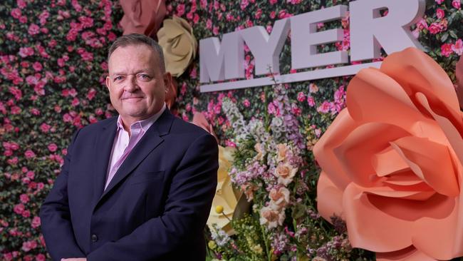 Myer CEO John King. Picture: Stefan Postles