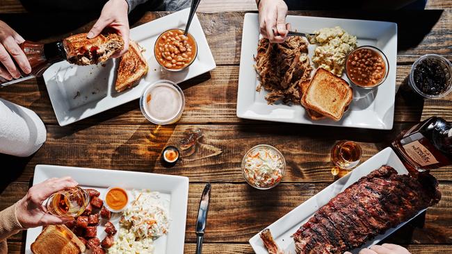 Hot off the grill at Barrel House BBQ.