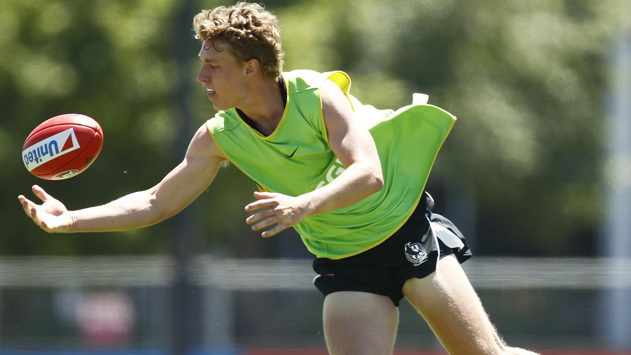 High draft pick Finlay Macrae could be a good selection if he can break into Collingwood’s line-up.