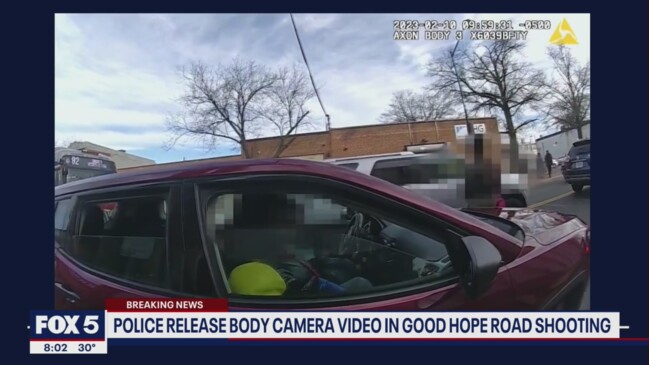 Body camera footage released of officer-involved shooting in Southeast DC