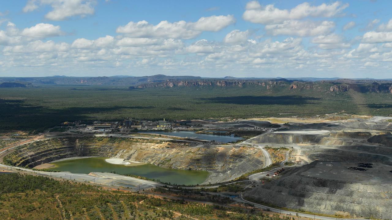 An aerial view of the Ranger uranium mine which is located at the door to Kakadu National Park about 230km from Darwin.