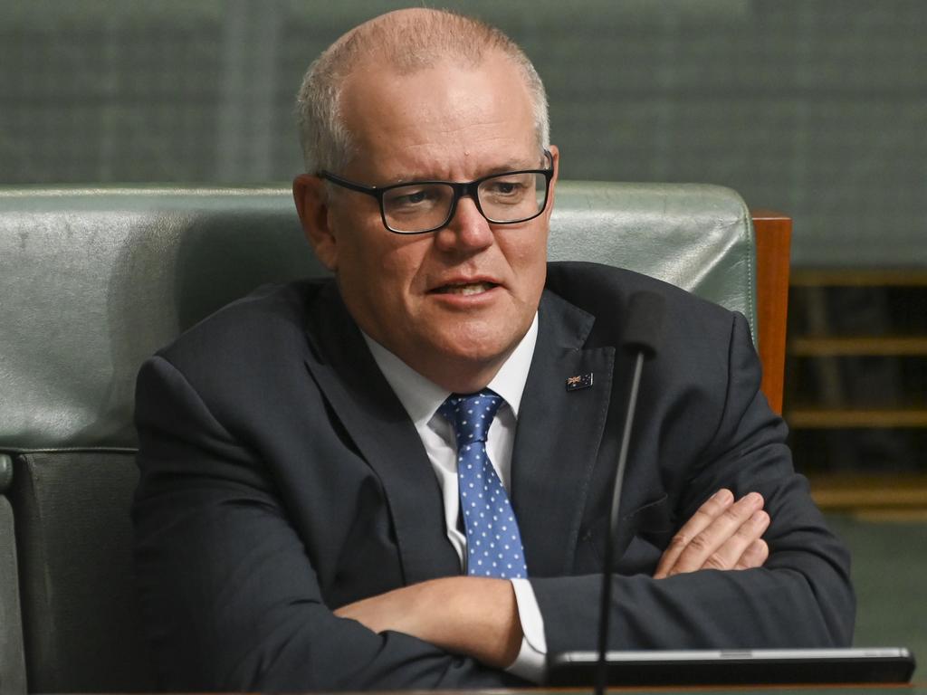 Former prime minister Scott Morrison will be censured by parliament. Picture: NCA NewsWire / Martin Ollman