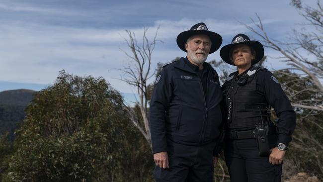 McElhinney with High Country co-star Leah Purcell.