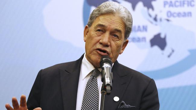 NZ Deputy Prime Minister Winston Peters. Picture: AP