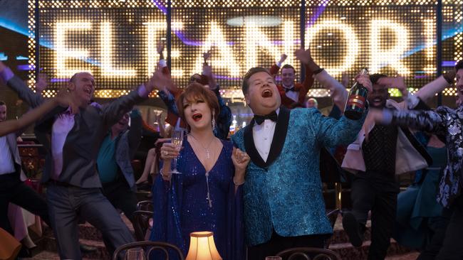 Meryl Streep and James Corden in the over-the-top musical The Prom.