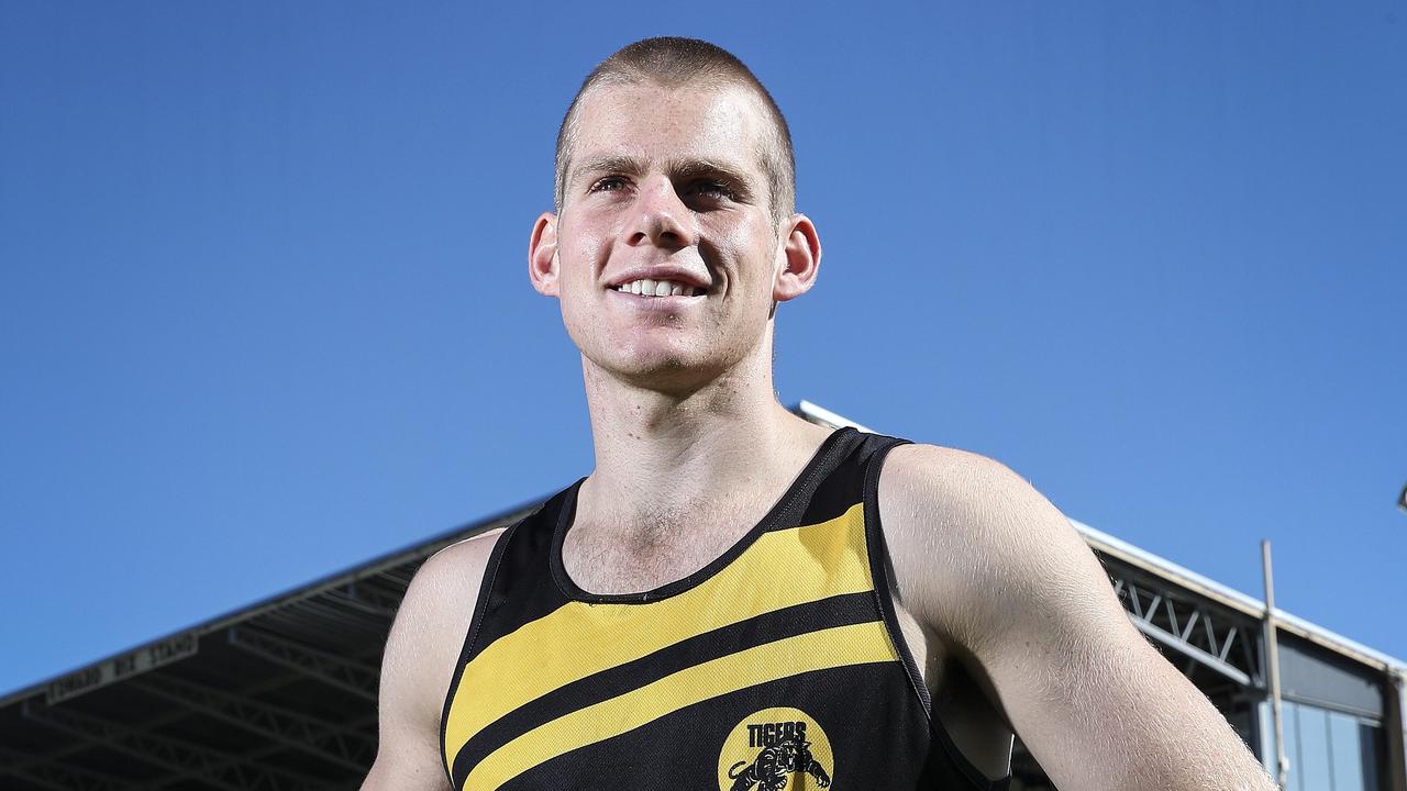 AFL DRAFT - Glenelg AFL draft prospect Kaine Baldwin at Glenelg Oval. Picture SARAH REED