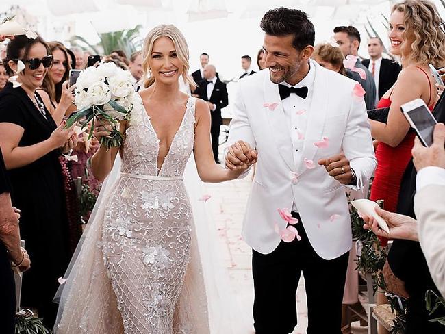 Anna Heinrich and Tim Robards wedding images from Tim's Instagram posts