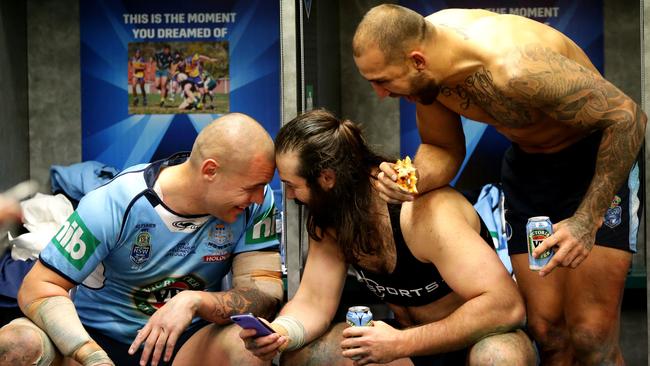 Klemmer and Woods are best mates off the field.