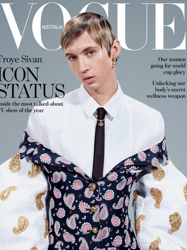 Troye Sivan for Vogue Australia July 2023 magazine issue.