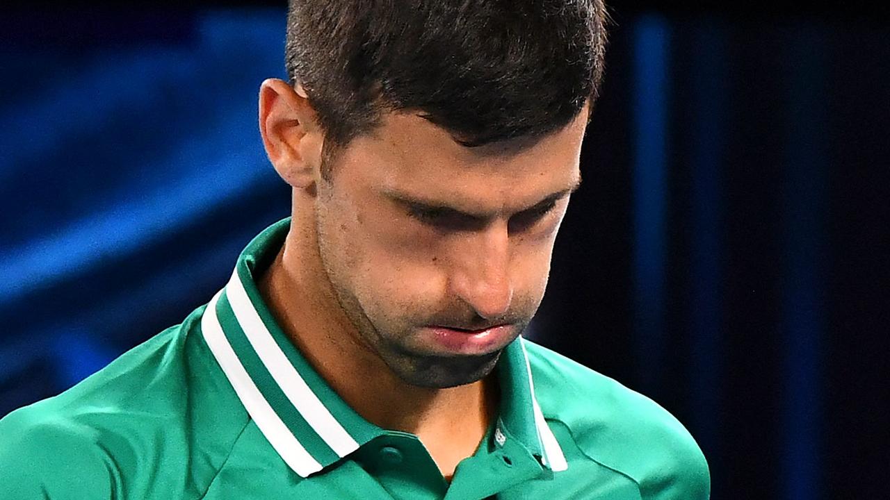 Not a great week for Novak Djokovic. Picture: William West/AFP