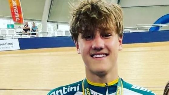 Ollie Jirovec will be looking to defend his titles in under-17 at this year's state track titles. Picture: Brunswick Cycling Club.