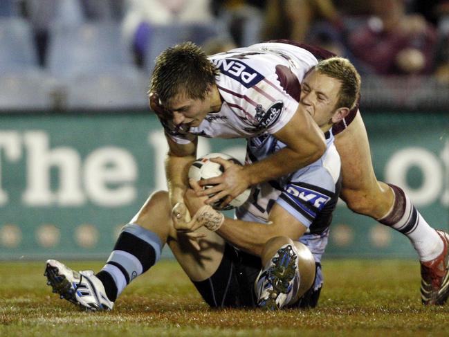 Kieran Foran playing for Manly in his rookie season of 2009. Picture: AAP