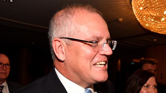 Australian Prime Minister Scott Morrison proved very costly for Sportsbet this evening. Picture: AAP