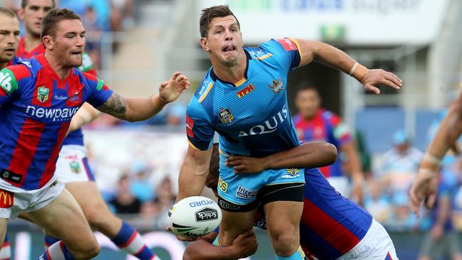 Greg Bird was back to his best for the Titans. Picture: Adam Head