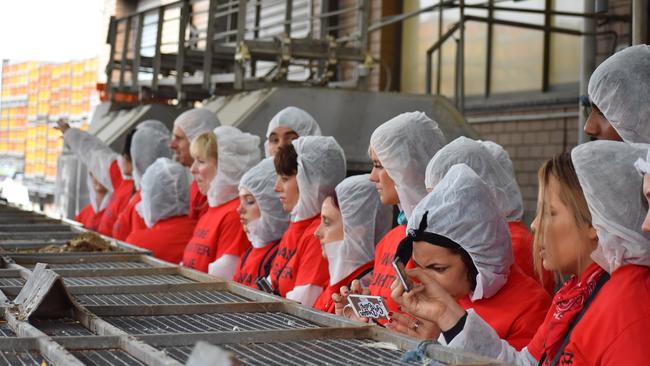 A protest at Star Poultry in response to leaked footage.