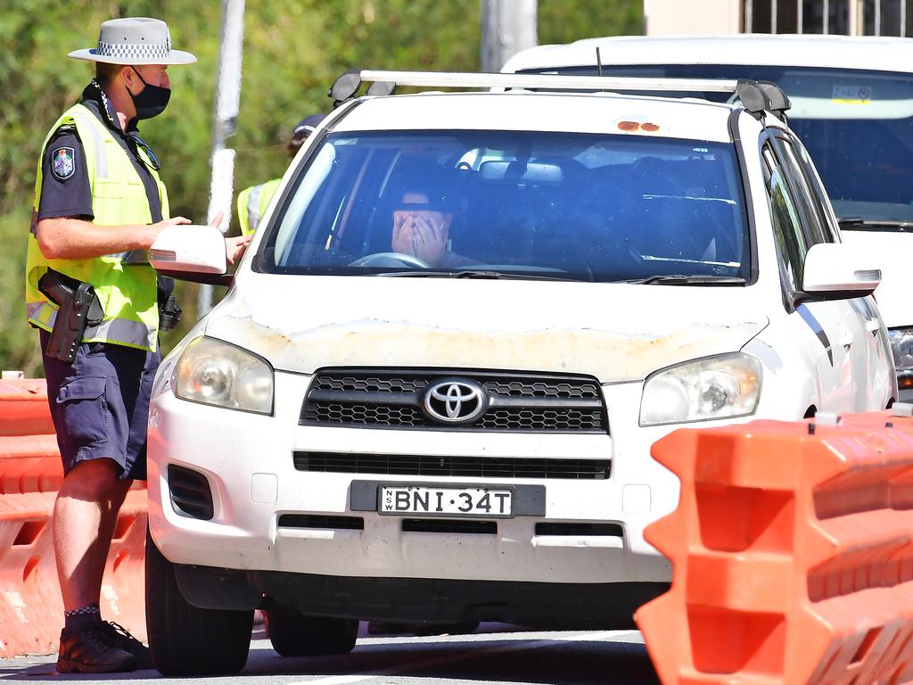 Queensland’s border will tightened even further in coming days over fears Delta could infiltrate the Sunshine State. Picture: NCA NewsWire / John Gass