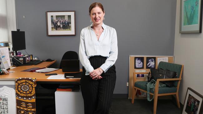 Federal Housing Minister an Member for Franklin Julie Collins at her Rosny office. Picture: Nikki Davis-Jones