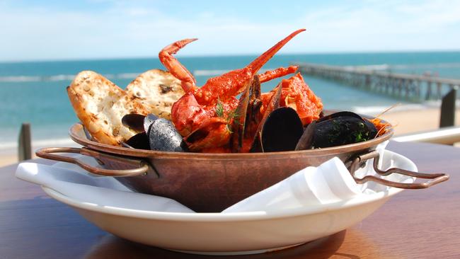 Seafood at Hortas, Port Noarlunga