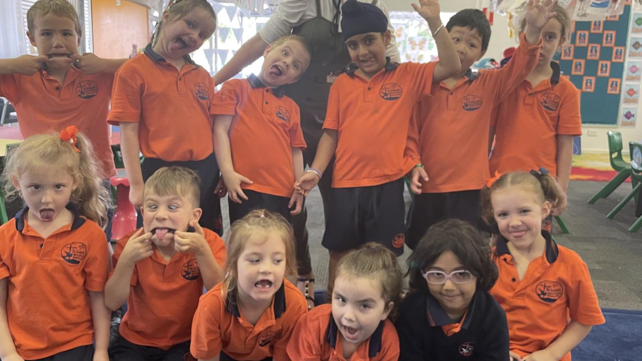 St Joseph’s Primary School Bracken Ridge Prep Blue: Back row: Darcy, Sienna, Ethan, Samraj, Saxon and Sarah. Front row: Hannah, Jesse, Zahli, Alera, Arana and Penelope. PHOTO: Danielle Noney