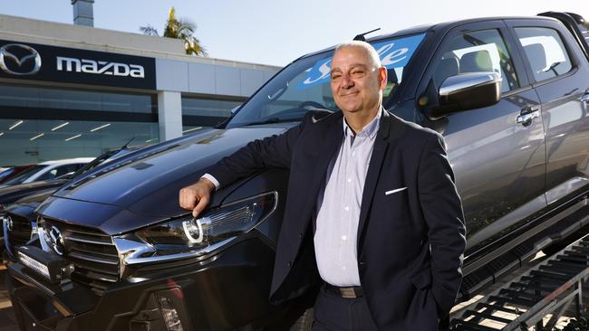 Phil Diab of Rockdale Mazda said they have plenty of BT-50 utes ready to deliver before the June 30 cut off. Picture: Richard Dobson