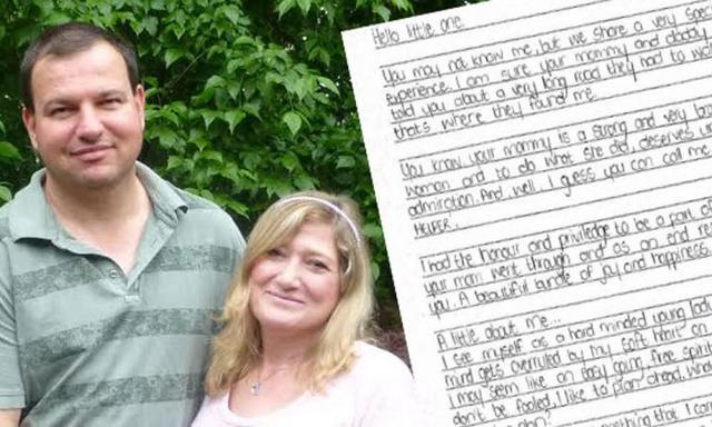 Heartfelt letter from anonymous egg donor to unborn baby