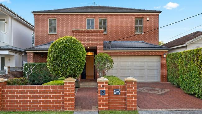 The top Sydney weekend sale was this double brick home in Chatswood that fetched $5,228,000.