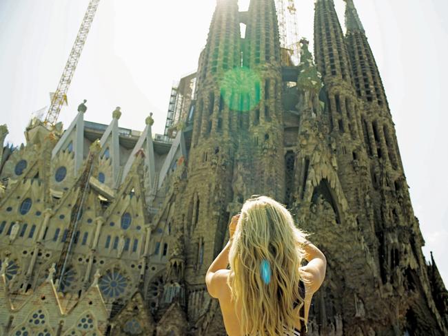 ESCAPE 12NOV17 BEST TOURING - Contiki,  Independent Insider.Sagrada Familia, Barcelona, Spain, Picture: Supplied/ Contiki