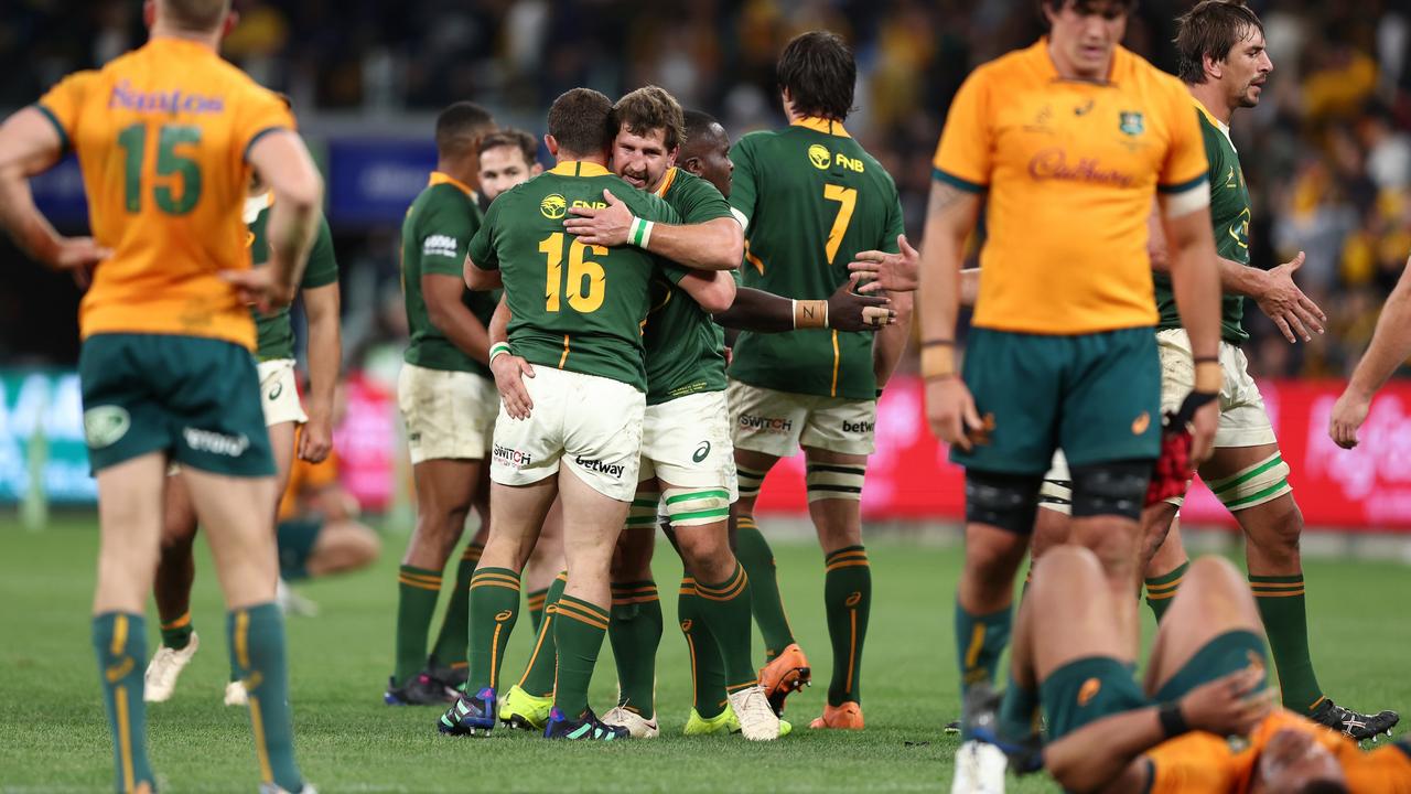 ‘We didn’t fire a shot’: Woeful Wallabies smashed by Springboks as tempers flare at packed SFS – Fox Sports