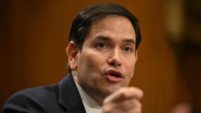 US Senator Marco Rubio, Trump’s pick as Secretary of State, told his own confirmation hearing China was the most “potent and dangerous” nation the US ever faced. Picture: AFP