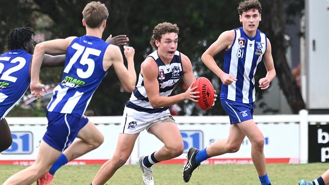 QAFL colts Mt Gravatt v Broadbeach.Saturday June 1, 2024. Picture, John Gass