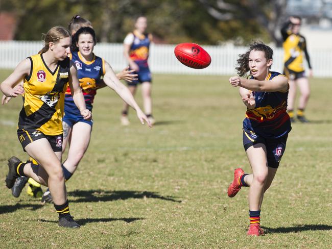 Phoebe Baird, USQ. Womens AFLDD, Toowoomba vs USQ. Saturday, 22nd Jun, 2019.