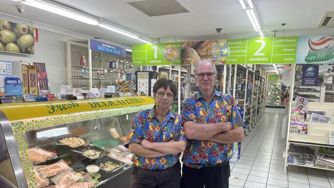 Scarness Foodworks owners Angela and David Baker. Photo: Tim Wessling