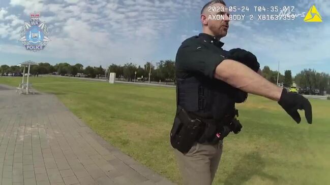 Bodycam vision from WA school shooter arrest