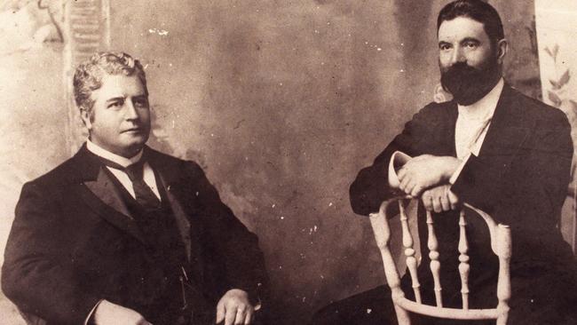 Edmund Barton, Australia's first prime minister, and Alfred Deakin. Picture: Supplied