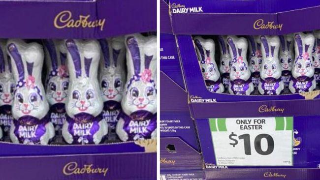 Shoppers are shocked with the $10 price tag on the Easter favourite. Image: X