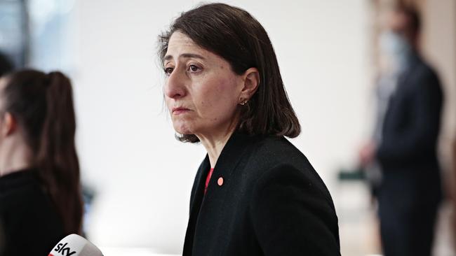 NSW Premier Gladys Berejiklian in Sydney on Monday. Picture: Adam Yip