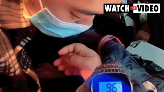 Tattoo artist goes viral over mid-flight act