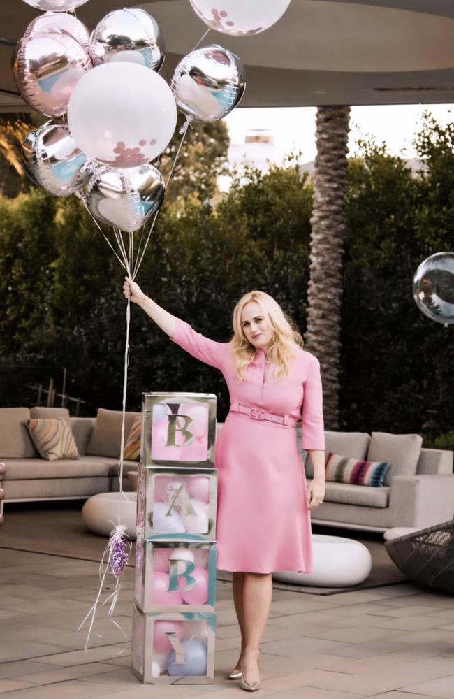 Wilson also shared a photo from what appeared to be her baby shower.