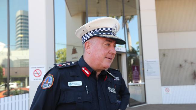 NT Police Commissioner Michael Murphy last May. Picture: Zizi Averill