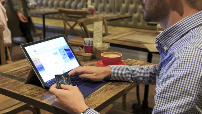 Booking travel online with credit card. (Picture: Supplied)