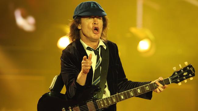 Angus Young has copped major flak over the dumping of Brian  Johnson.