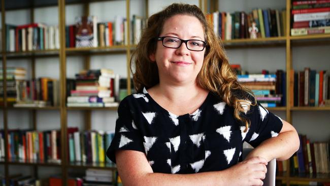 Fiona McFarlane is one of the shortlisted writers. The Stella Prize, worth $50,000 an now in its second year, is for Australian women writers. Pictured around her home in Newtown.