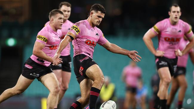 Nathan Cleary and the Panthers will hope to get through the Origin period unscathed, with six players in line for selection. Picture: Matt King/Getty Images