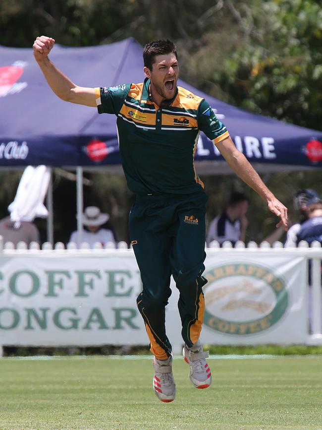 Helensvale bowler Ryan Maloney. Pic Mike Batterham