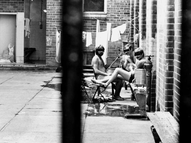 Sunday Telegraph 75th Anniversary pictures. (January 8, 1981 file picture) — Maximum security prisoners in Sydney's Long Bay Jail playing cards. Sunday Telegraph exclusive first look inside the maximum secutiry facility. Photo: Peter Muhlbock