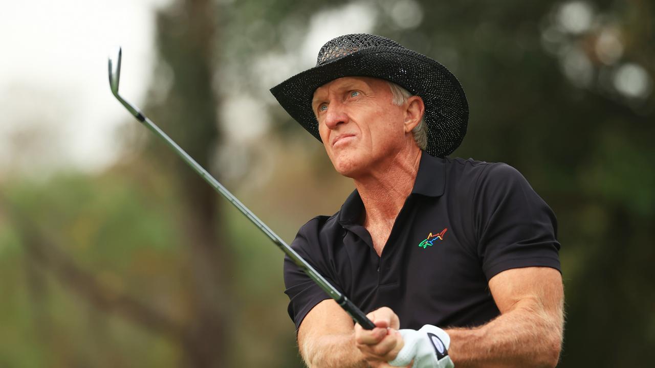 Greg Norman is leading a revolution. (Photo by Mike Ehrmann/Getty Images)