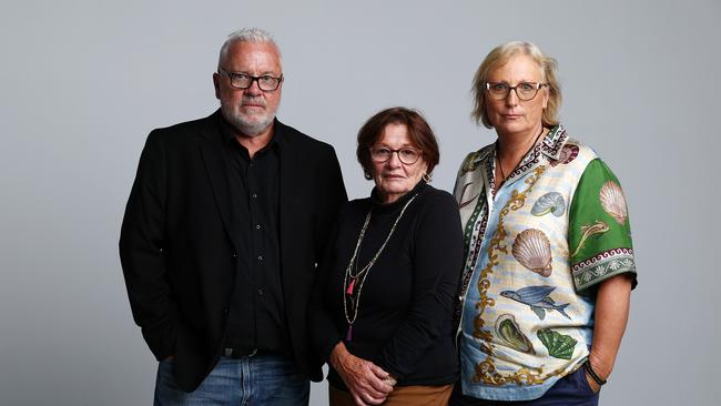 The Gangster’s Ghost host Matthew Condon, Margaret Yates and Kelly Slater Regan. Picture: John Feder/The Australian