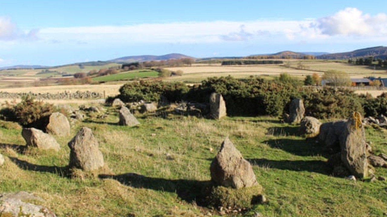 The stone circle at Leochel-Cushnie was only built in the 1990s. Picture: PA