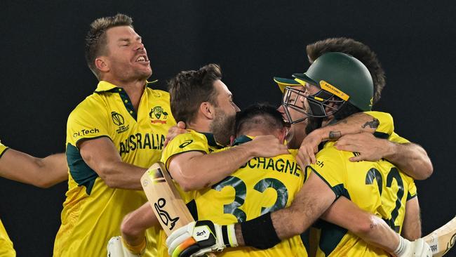 Australia are the ODI champions of the world. (Photo by Sajjad HUSSAIN / AFP)